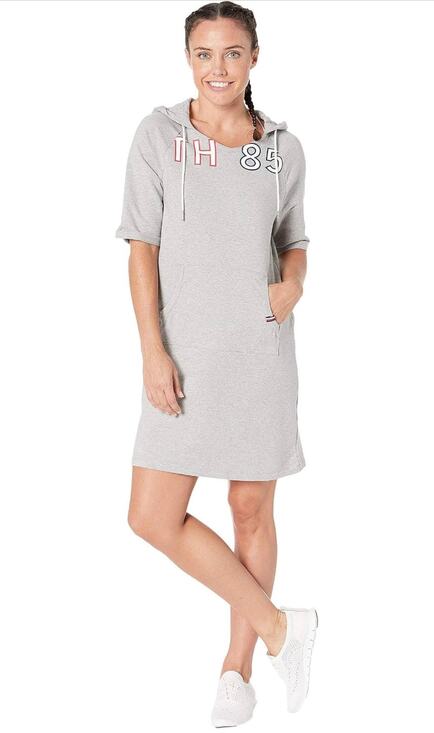 Tommy Hilfiger Dresses & Skirts - Tommy Hilfiger | TH 85 Hoodie Dress XXL Grey Athleisure Sportswear